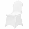 Chaise, avec housse, extensible, coloris blanc, pour la salle à manger ou la cuisine