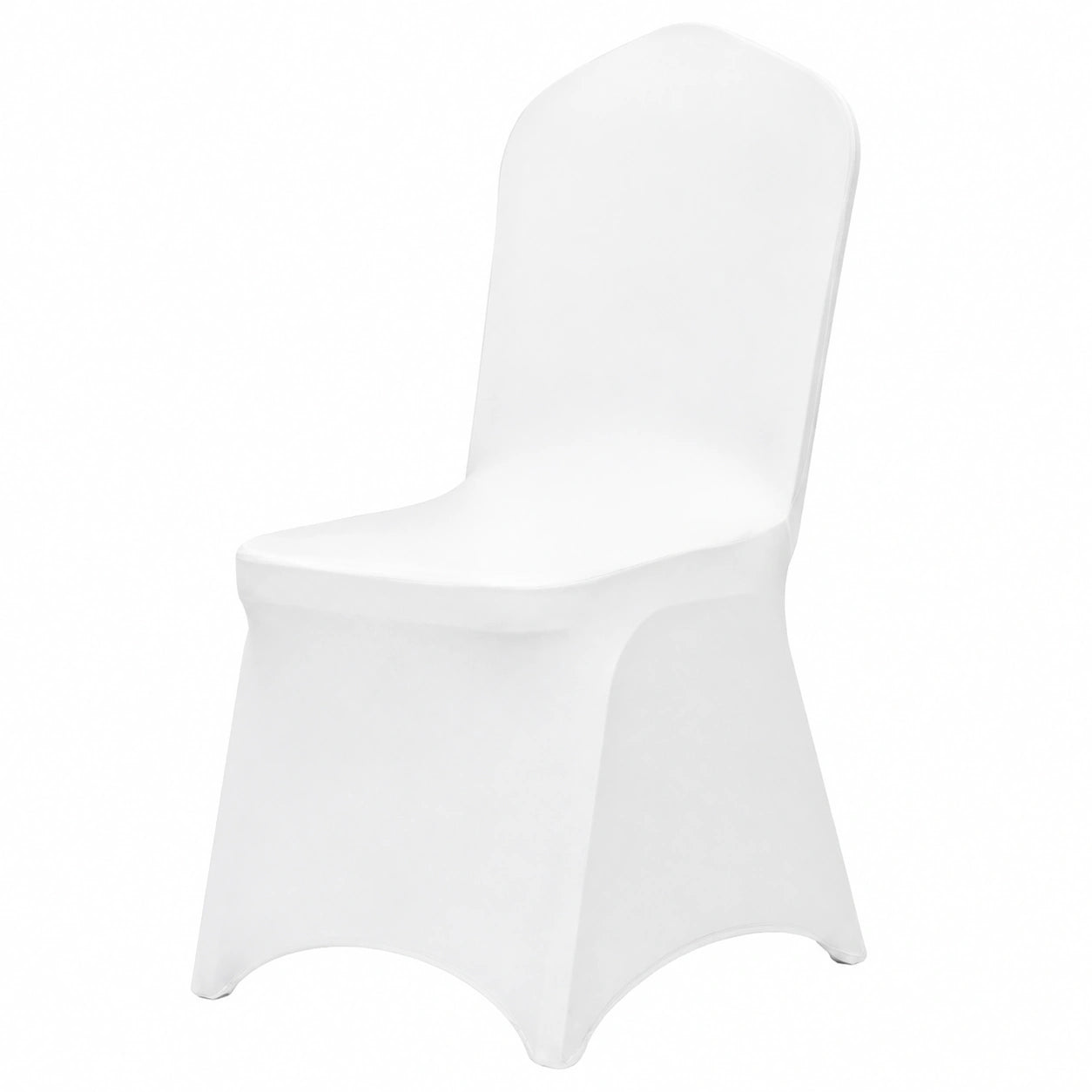 Chaise, avec housse, extensible, coloris blanc, pour la salle à manger ou la cuisine