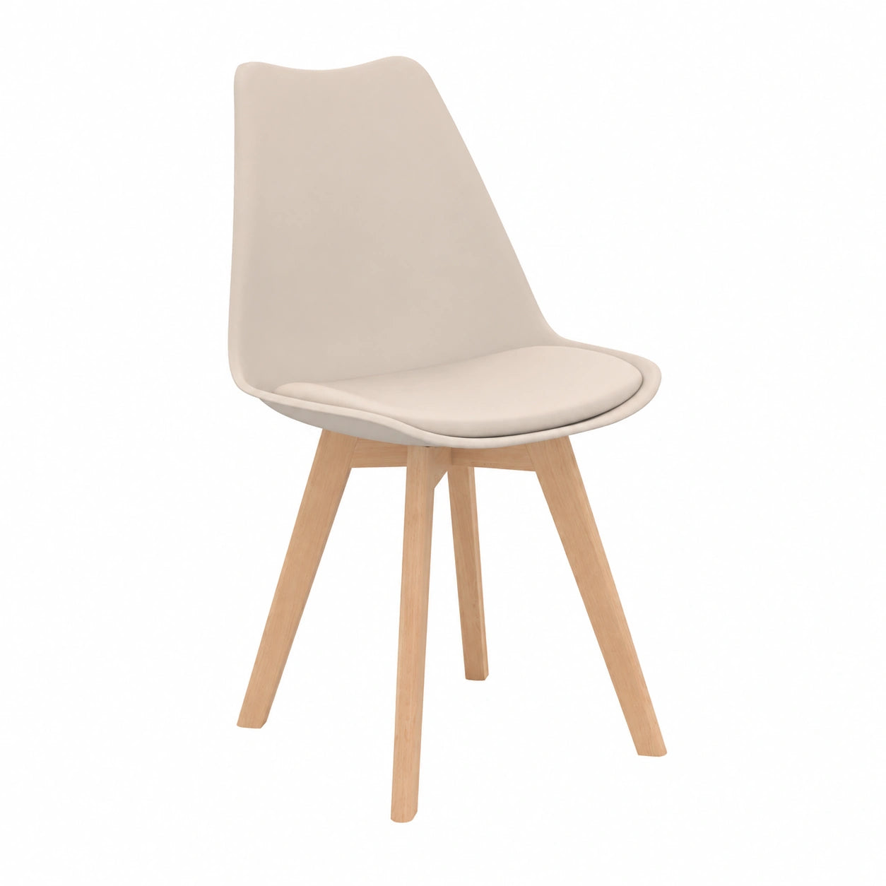 Chaise, coloris beige, pour la salle à manger ou la cuisine