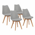 Chaise, coloris gris, pour la salle à manger ou la cuisine