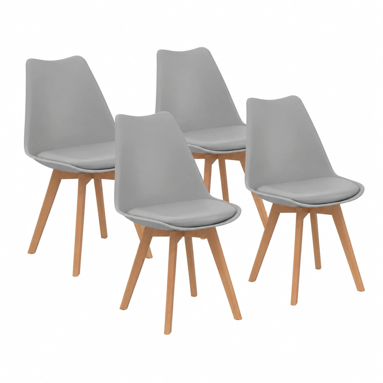 Chaise, coloris gris, pour la salle à manger ou la cuisine