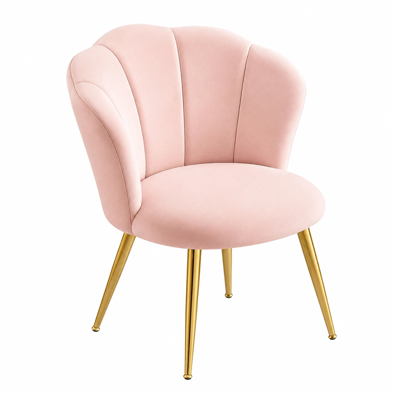 Coiffeuse, en acier et velours, rembourré, coloris rose, pour la chambre