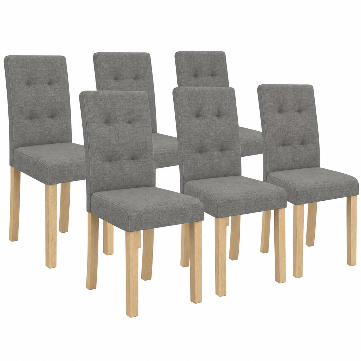 Chaise, coloris gris, pour la salle à manger ou la cuisine