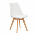Chaise, coloris noir et blanc, pour la salle à manger ou la cuisine