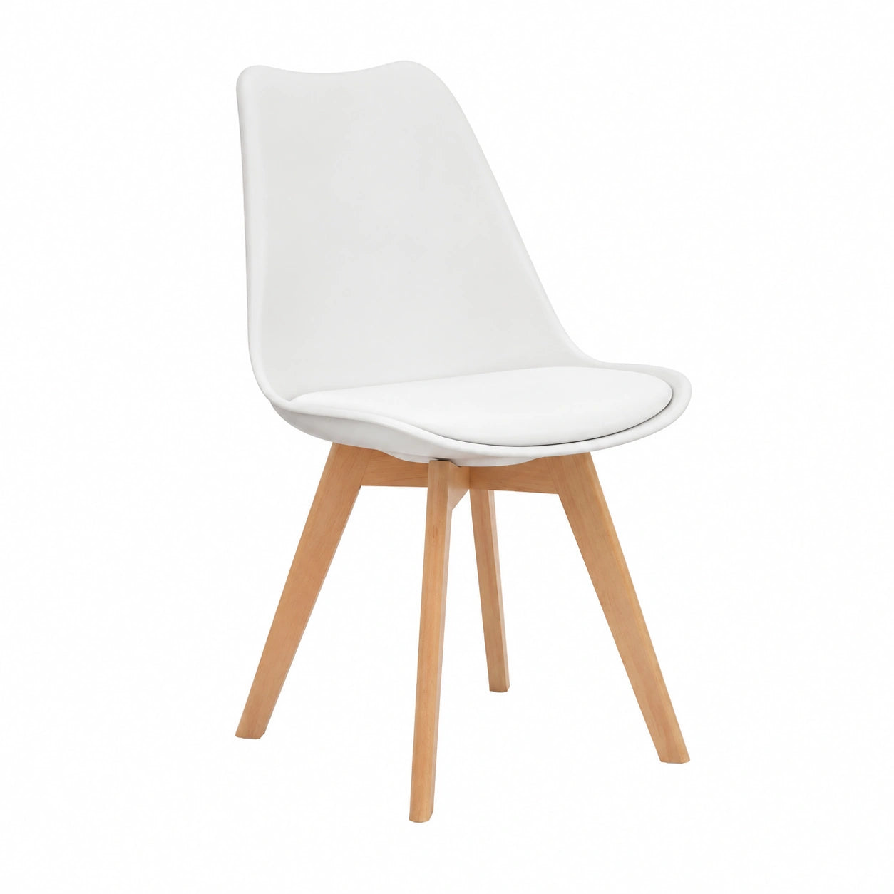 Chaise, coloris noir et blanc, pour la salle à manger ou la cuisine