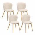 Chaise, en tissu, coloris beige, pour la salle à manger ou la cuisine