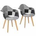 Table, coloris noir et blanc, pour les espaces de vie