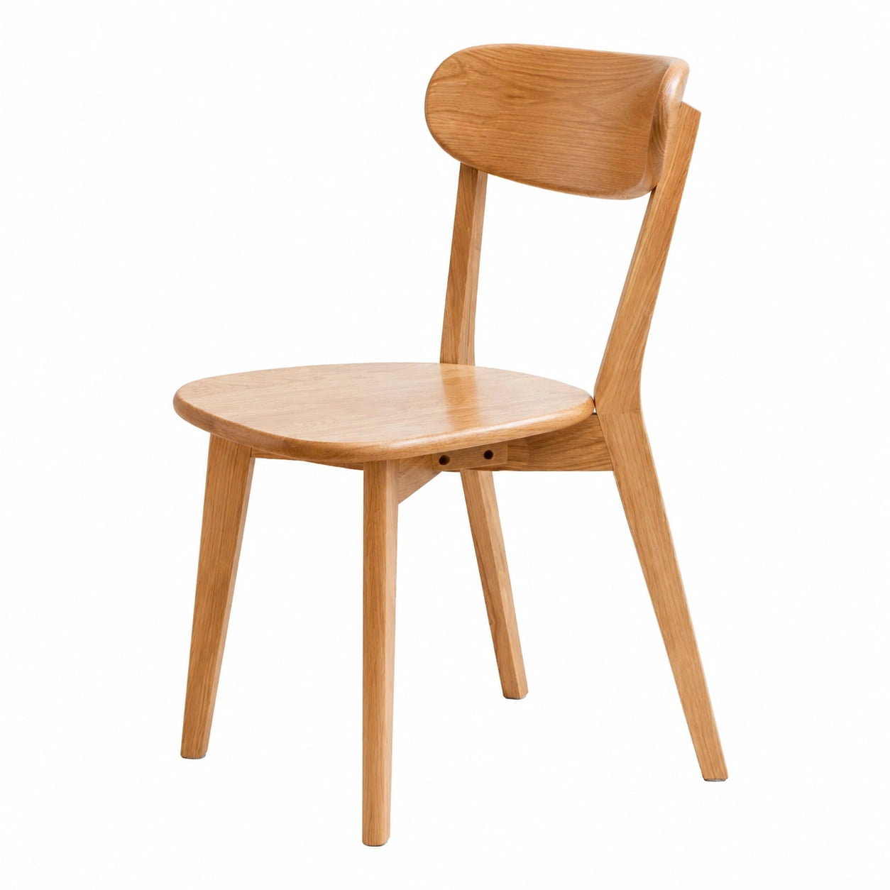 Chaise, en chêne, coloris naturel, pour la salle à manger ou la cuisine