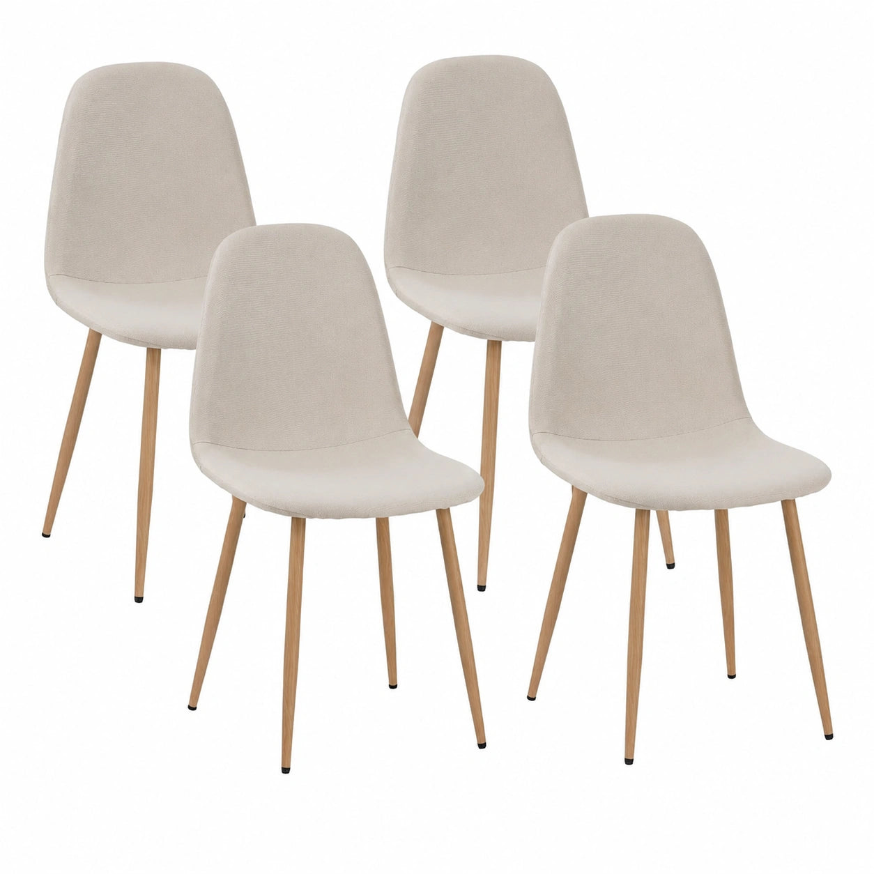 Chaise, coloris beige, pour la salle à manger ou la cuisine
