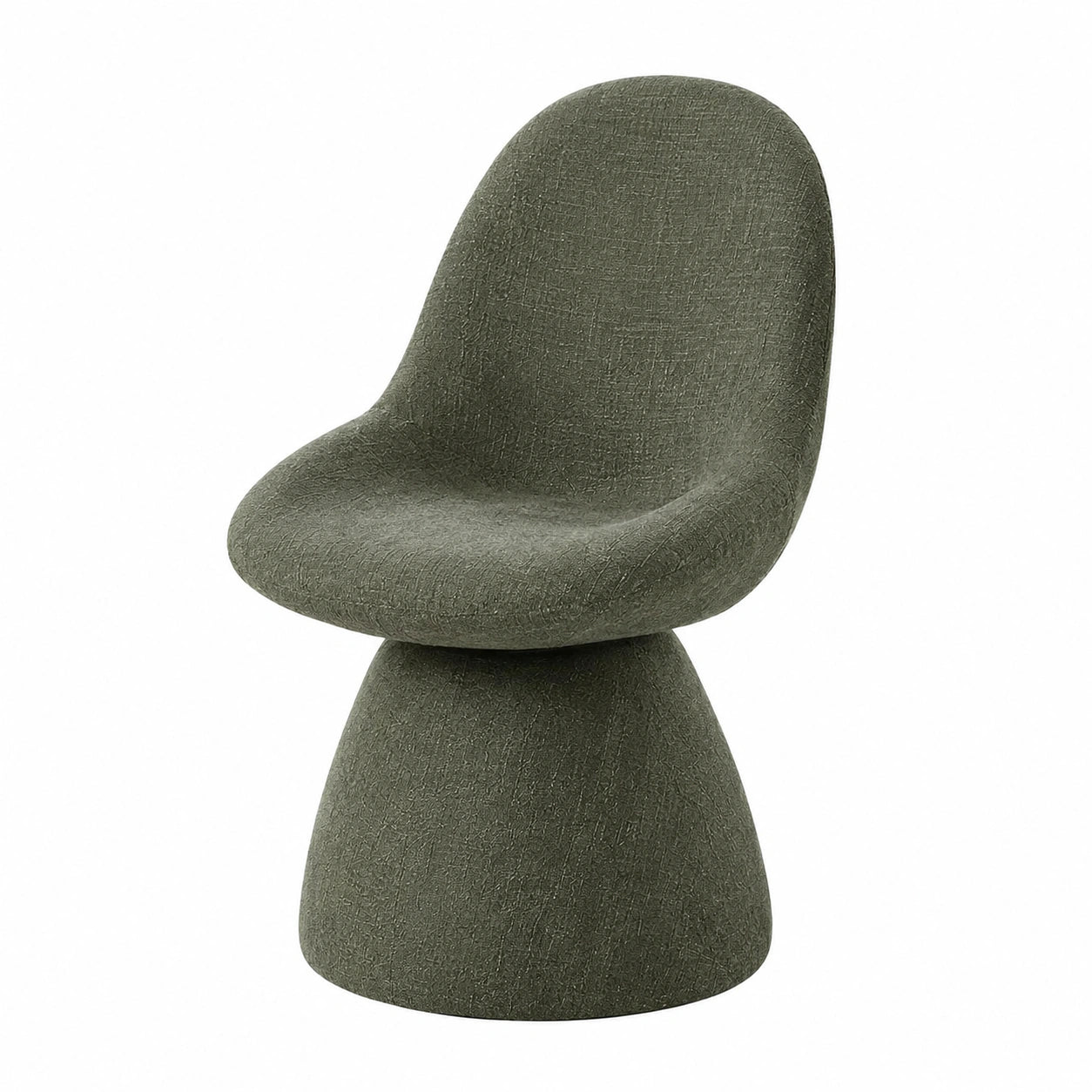 Chaise, pivotant, coloris vert, pour la salle à manger ou la cuisine